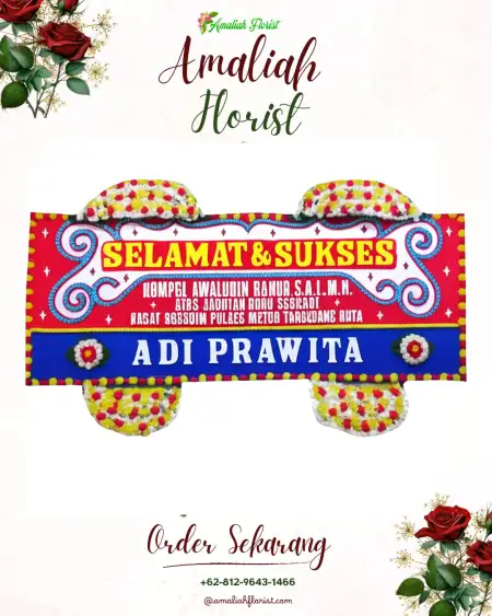 Papan Bunga Ucapan Selamat Sukaramai
